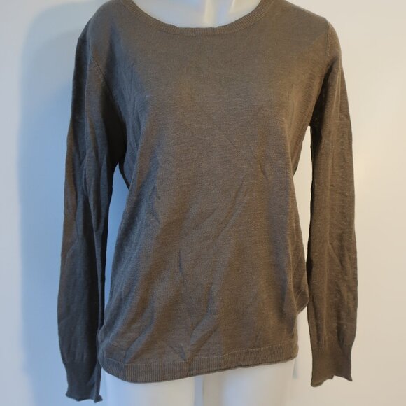 Womens Skull Cashmere Green W/Gold Beaded "Skull" Sweater M - Picture 4 of 7